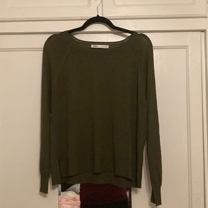 Zara Olive Green Sweater